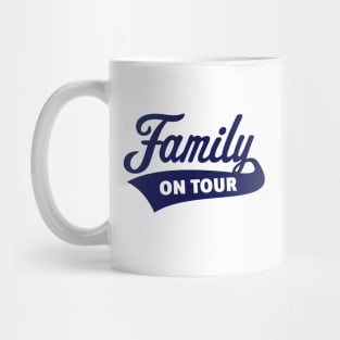 Family On Tour (Family Vacation / Navy) Mug